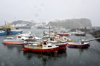 The Stykkisholmur harbour