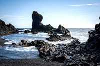 Snaefellsness - The first black sand beach of our adventure