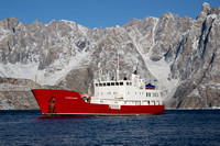 ... and a reliable taxi to our 12-passenger ship, the Vikingfjord.