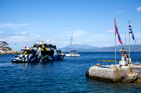 Personal yachts.  This yacht was painted with a design by renowned sculptor Jeff Koons.